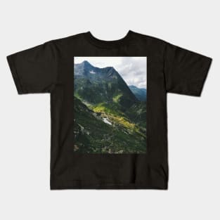 Swiss Alpine Wonderland Kids T-Shirt